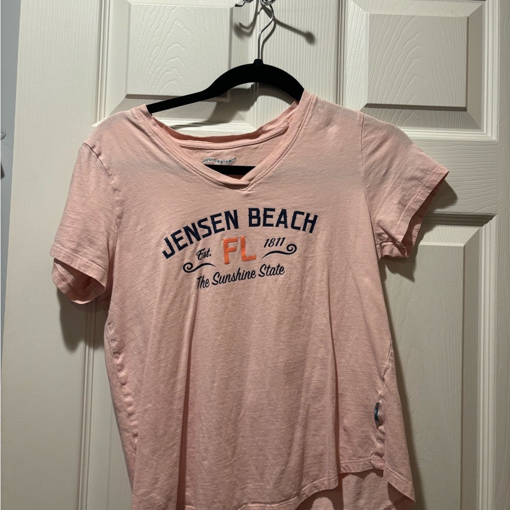 Pink Jensen Beach Graphic T-Shirt